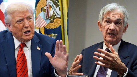 Ο Ντόναλντ Τραμπ και ο επικεφαλής της FED, Τζερόμ Πάουελ
