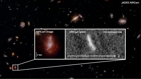 Credit φωτογραφίας: NASA, ESA, CSA, STScI, B. Robertson (UC Santa Cruz), B. Johnson (CfA), S. Tacchella (Cambridge), P. Cargile (CfA)