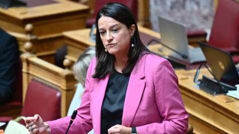 Η Νίκη Κεραμέως στη Βουλή