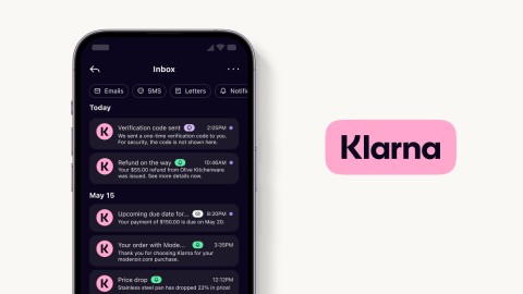 Το νέο in-app inbox της Klarna