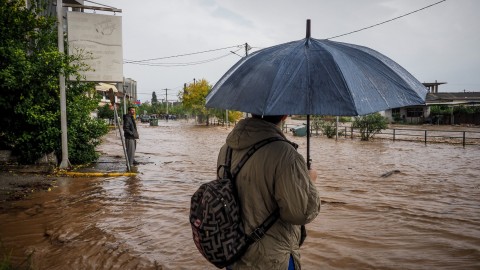 Το κύμα κακοκαιρίας πλήττει την Κεντρική και Βόρεια Εύβοια