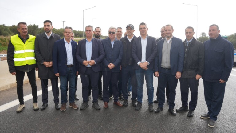 Κατά την τελετή παράδοσης των πρώτων 10 χιλιομέτρων του ΒΟΑΚ