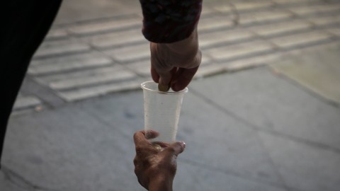 Άστεγος στην Αθήνα