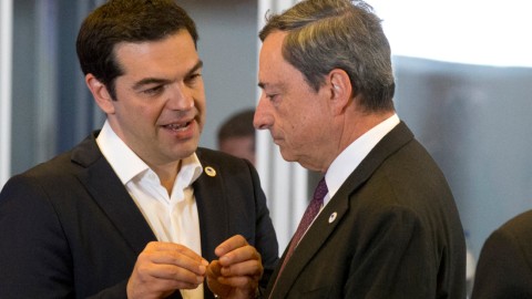 Αλέξης Τσίπρας, Μάριο Ντράγκι
