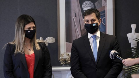 Η Σοφία Ζαχαράκη και ο Χάρης Θεοχάρης