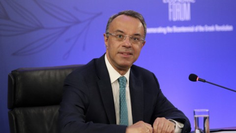 Ο Χρήστος Σταϊκούρας στο Οικονομικό Φόρουμ των Δελφών