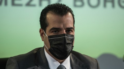 Ο Θάνος Πλεύρης/ Φωτογραφία Eurokinissi
