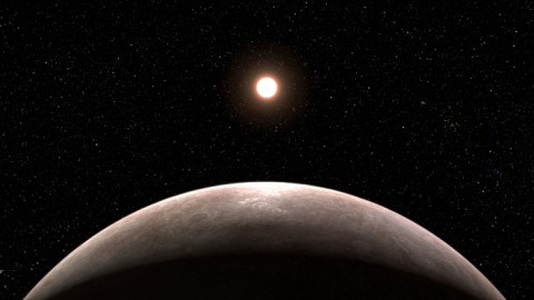 Εξωπλανήτης LHS 475b και το άστρο του Πηγή NASA, ESA, CSA, L. Hustak (STScI)