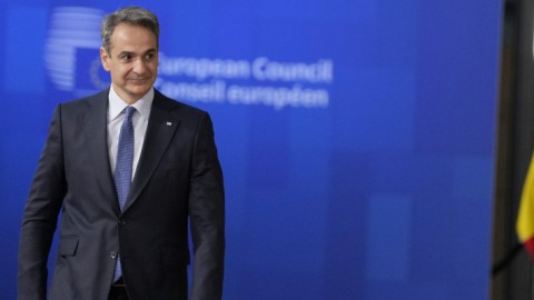 Κυριάκος Μητσοτάκης στη Σύνοδο Κορυφής της ΕΕ-Φωτογραφία AP