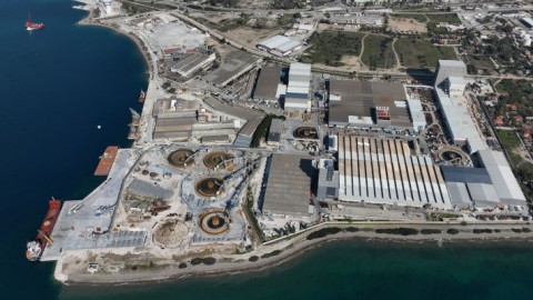 To εργοστάσιο της Hellenic Cables στην Κόρινθο