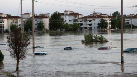 Πλημμυρισμένα χωριά στον Θεσσαλικό Κάμπο