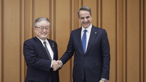 Ο πρωθυπουργός στην πρόσφατη επίσκεψη του στο Τόκιο
