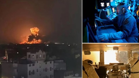 «Φλέγεται» η Μέση Ανατολή: ΗΠΑ-Βρετανία έπληξαν πάνω από 60 στόχους των Χούθι